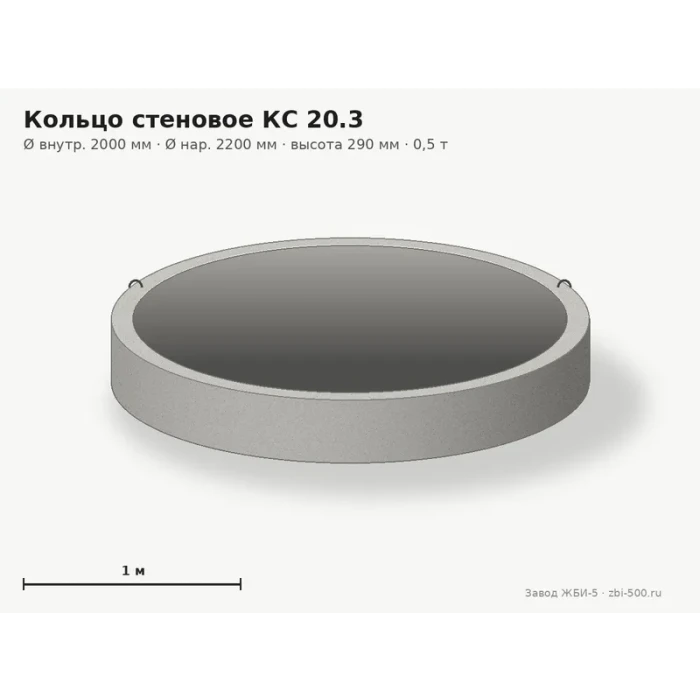 Кольцо стеновое КС 20.3